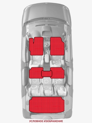 ЭВА коврики «Queen Lux» комплект для Toyota Carina II